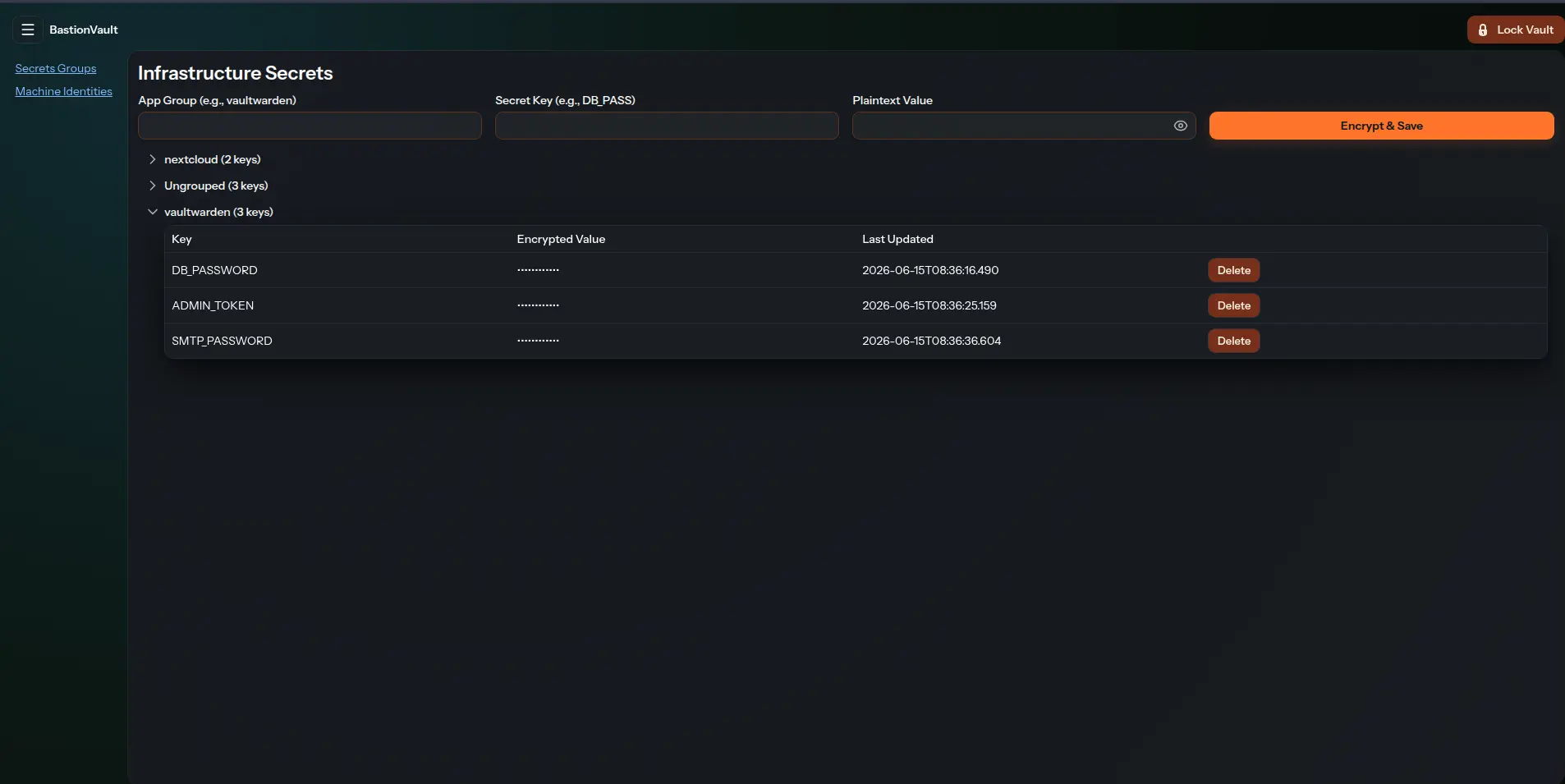 Bastion Vault UI